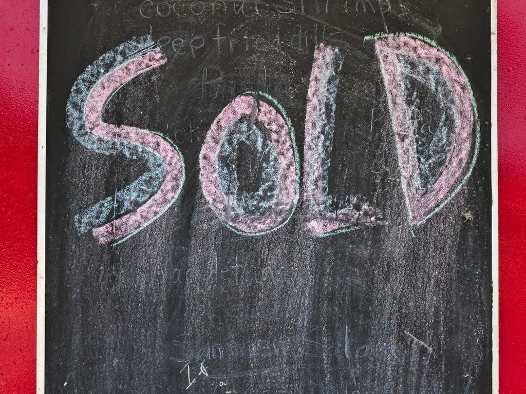 sold sign