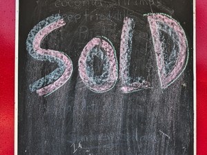 sold sign